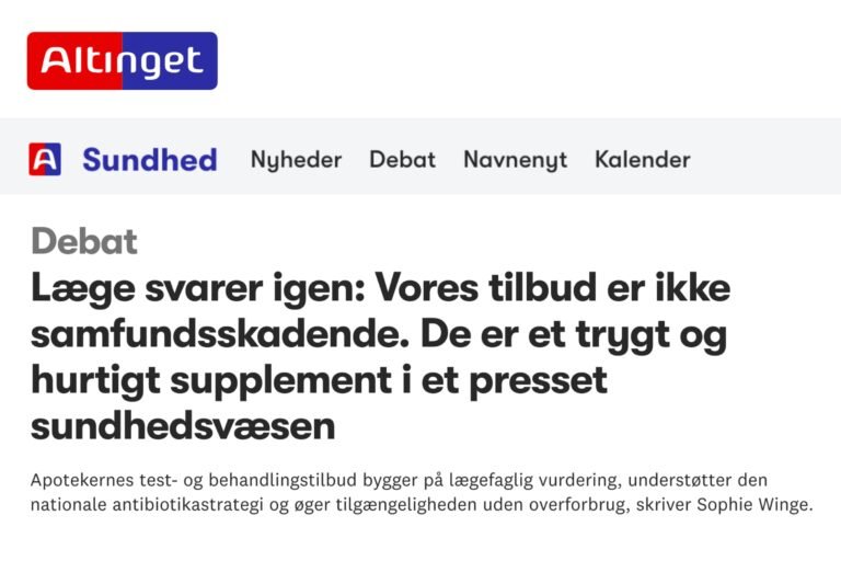 Debatindlæg i Altinget